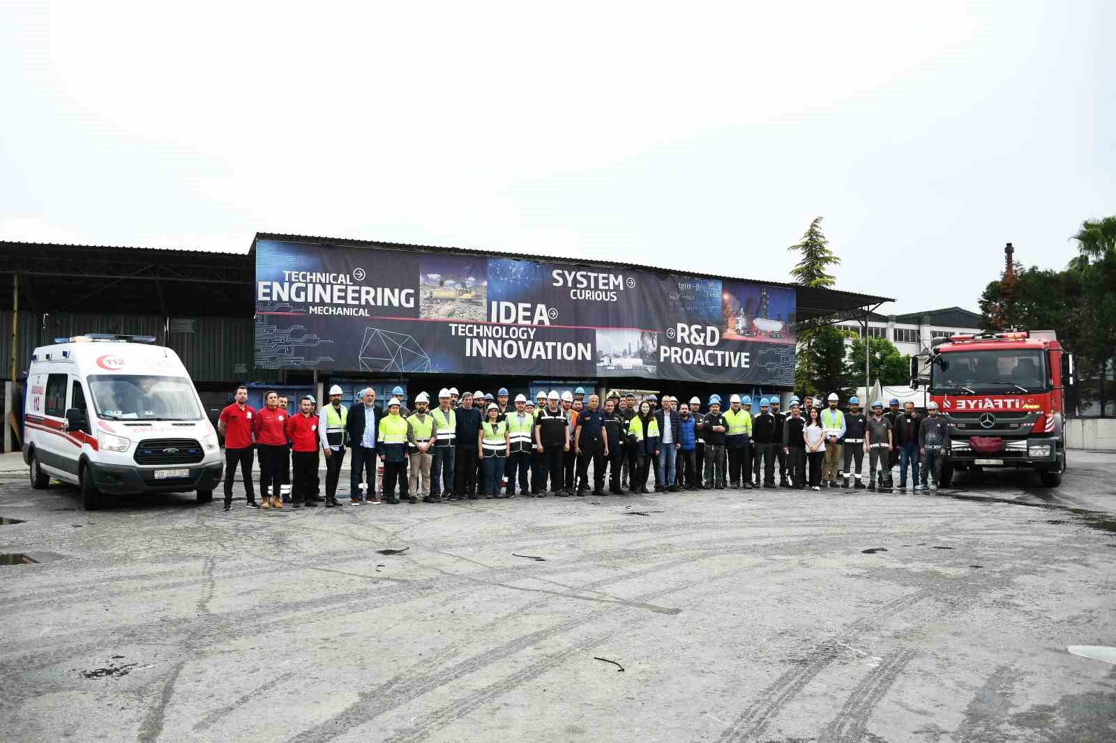 ÇALIŞANLARININ İŞ KAZALARINA KARŞI HASSASİYETİNİN ARTTIRILMASININ YANI SIRA HAYATIN HER
