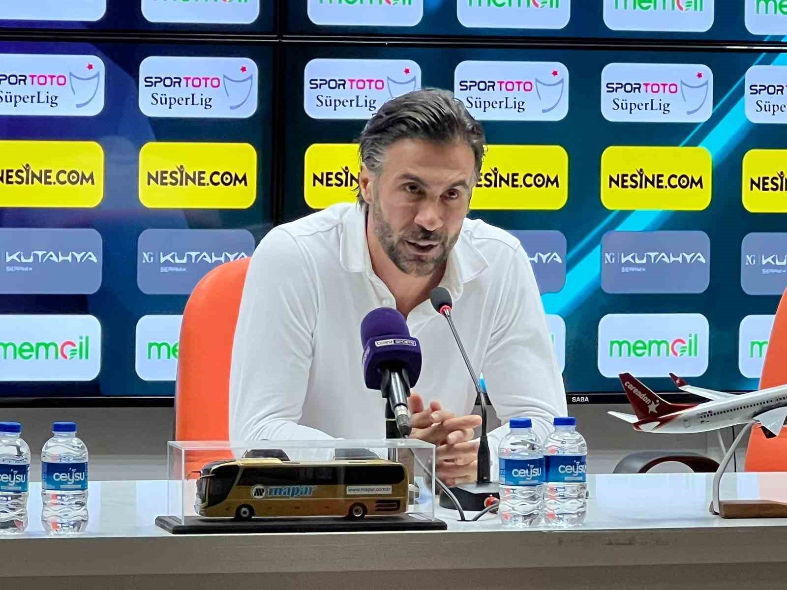 ALANYASPOR TEKNİK DİREKTÖRÜ ÖMER ERDOĞAN,  TAKIMINNIN BUGÜN Kİ PERFORMANSI