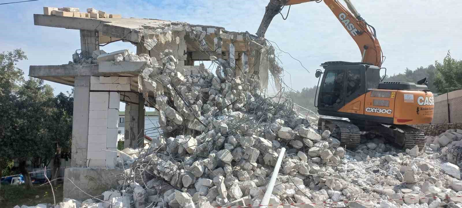 BODRUM BELEDİYESİ TARAFINDAN BAŞLATILAN "KAÇAK YAPILAŞMA İLE MÜCADELE SEFERBERLİĞİ" DEVAM