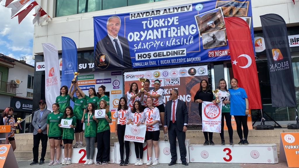 TÜRKİYE ORYANTİRİNG ŞAMPİYONASI’NDA DÜZCE GENÇLİK VE SPOR MÜDÜRLÜĞÜ SPOR KULÜBÜ