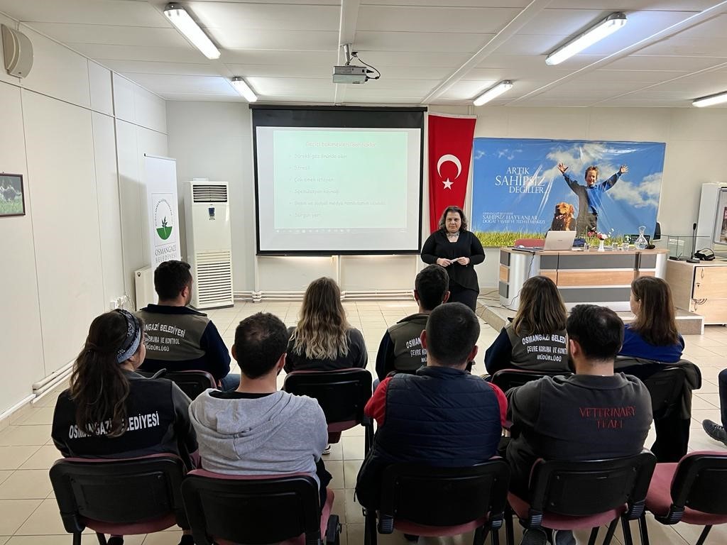 OSMANGAZİ BELEDİYESİ ÇEVRE KORUMA VE KONTROL MÜDÜRLÜĞÜ PERSONELİNE, SAHİPSİZ HAYVANLARIN