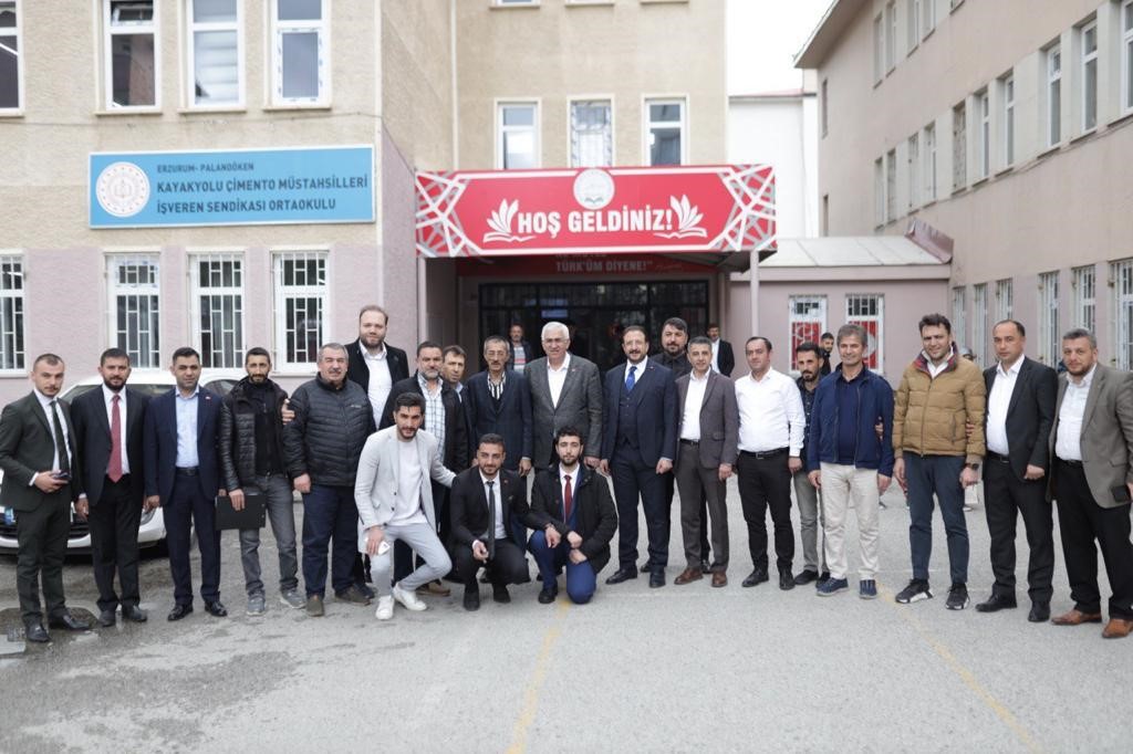 AK PARTİ ERZURUM MİLLETVEKİLİ ADAYI MEHMET EMİN ÖZ, OYUNU SABAH