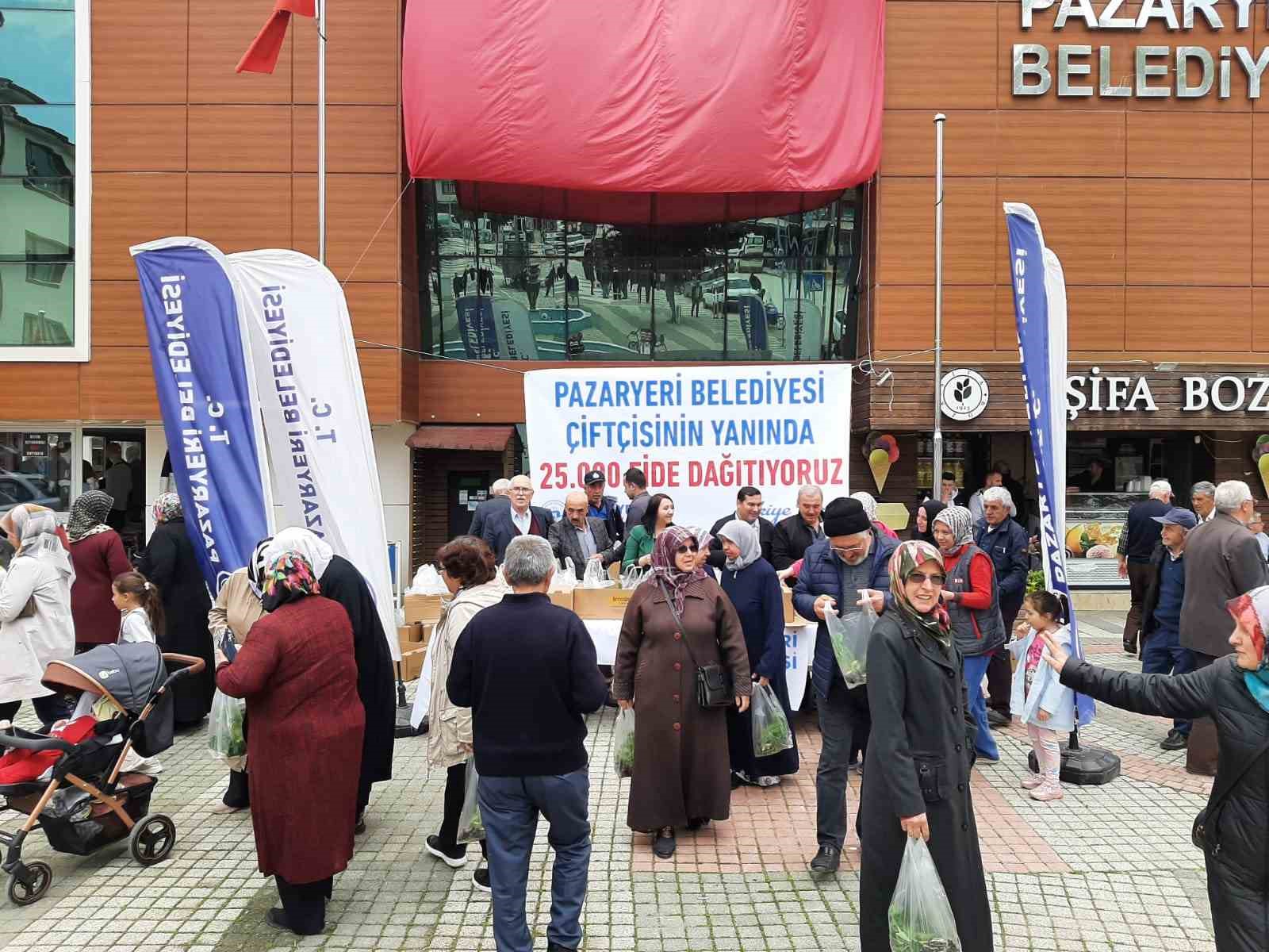 PAZARYERİ BELEDİYESİNDEN ÇİFTÇİYE DESTEK