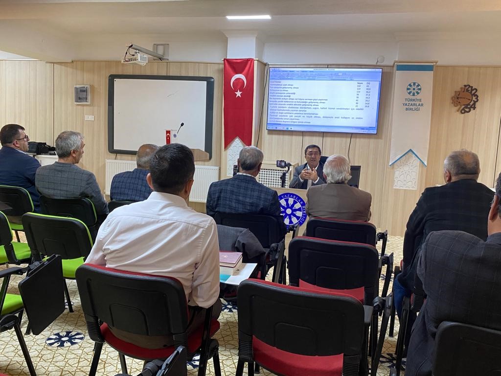 TYB ERZİNCAN KÜLTÜREVİNDE KONUŞAN DAP BÖLGESEL KALKINMA İDARESİ BAŞKANI PROF.