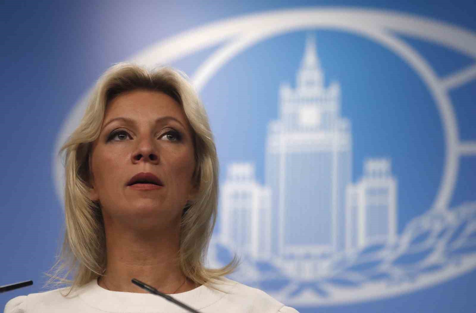 RUSYA DIŞİŞLERİ BAKANLIĞI SÖZCÜSÜ MARİYA ZAHAROVA, UKRAYNA TAHILININ KARADENİZ ÜZERİNDEN