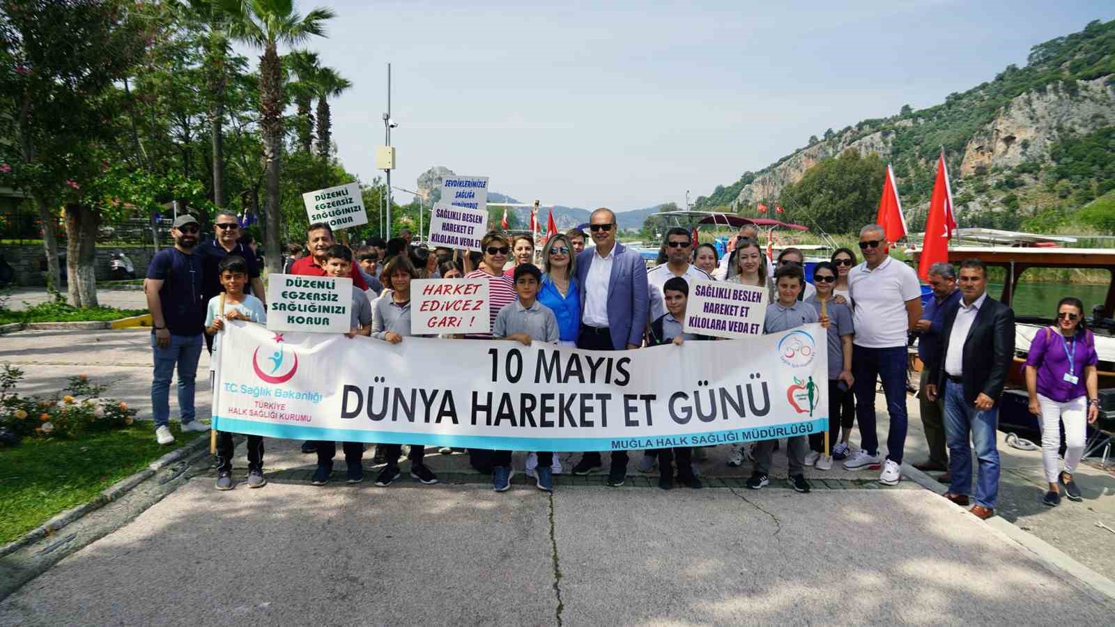 MUĞLA’NIN ORTACA İLÇESİNDE 10 MAYIS ‘SAĞLIK İÇİN HAREKET ET’ GÜNÜ