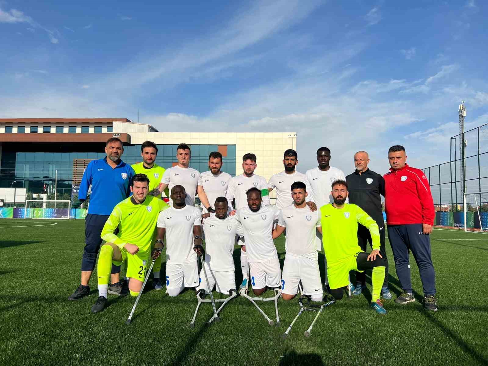 ŞAHİNBEY BELEDİYE GENÇLİK VE SPOR KULÜBÜ AMPUTE FUTBOL TAKIMI KONYA’DA