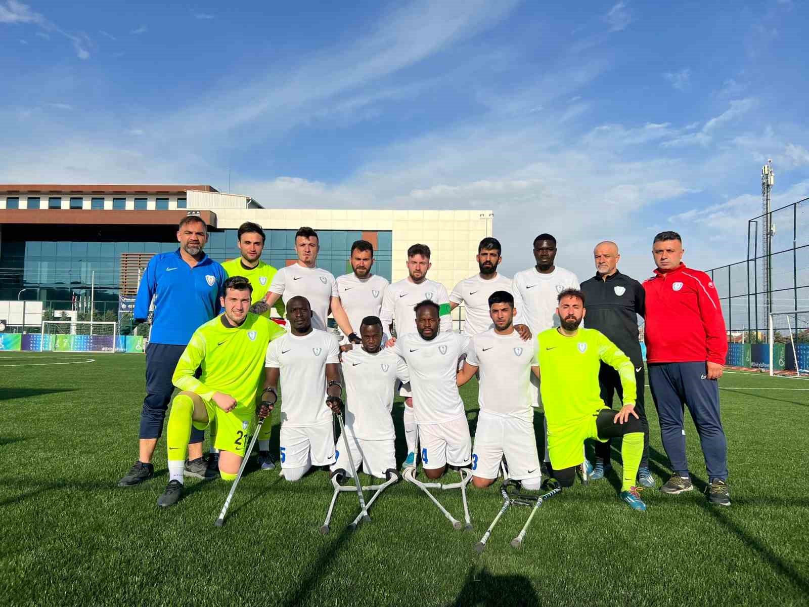 ŞAHİNBEY BELEDİYE GENÇLİK VE SPOR KULÜBÜ AMPUTE FUTBOL TAKIMI, KONYA’DA
