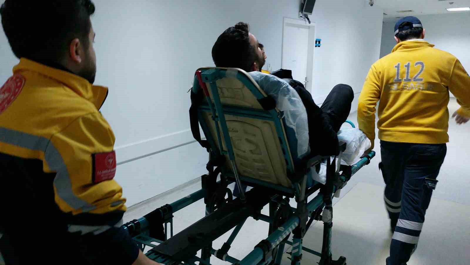 SAMSUN'DA MEYDANA GELEN TRAFİK KAZASINDA BİR KİŞİ YARALANDI.