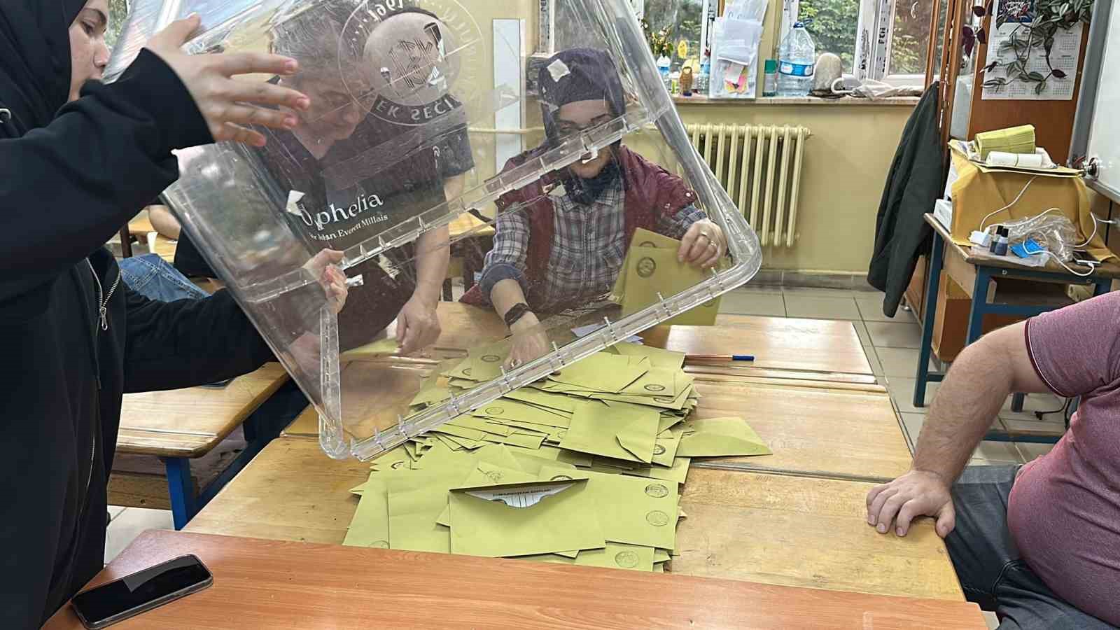 DÜZCE’DE SABAH SAATLERİNDE BAŞLAYAN OY VERME İŞLEMİ SAATLERİN 17.00’I GÖSTERMESİ