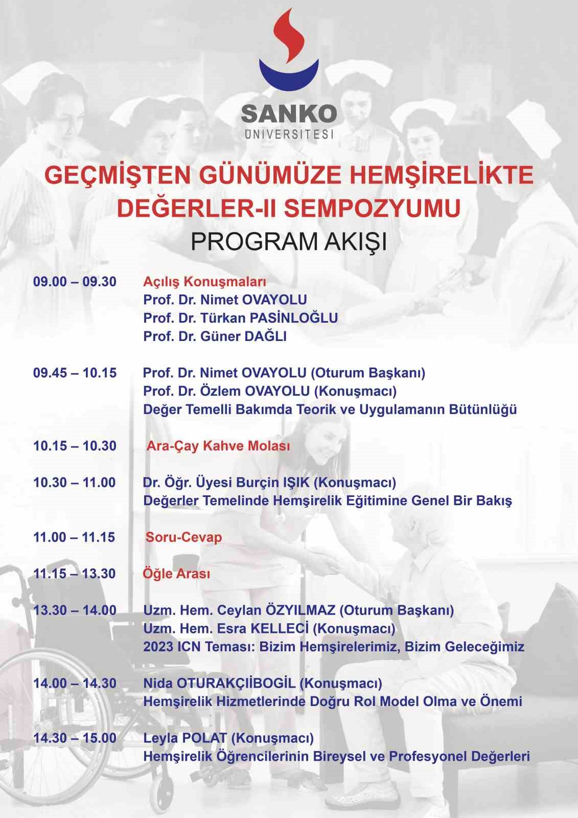 SANKO ÜNİVERSİTESİ’NDE HEMŞİRELİK SEMPOZYUMU