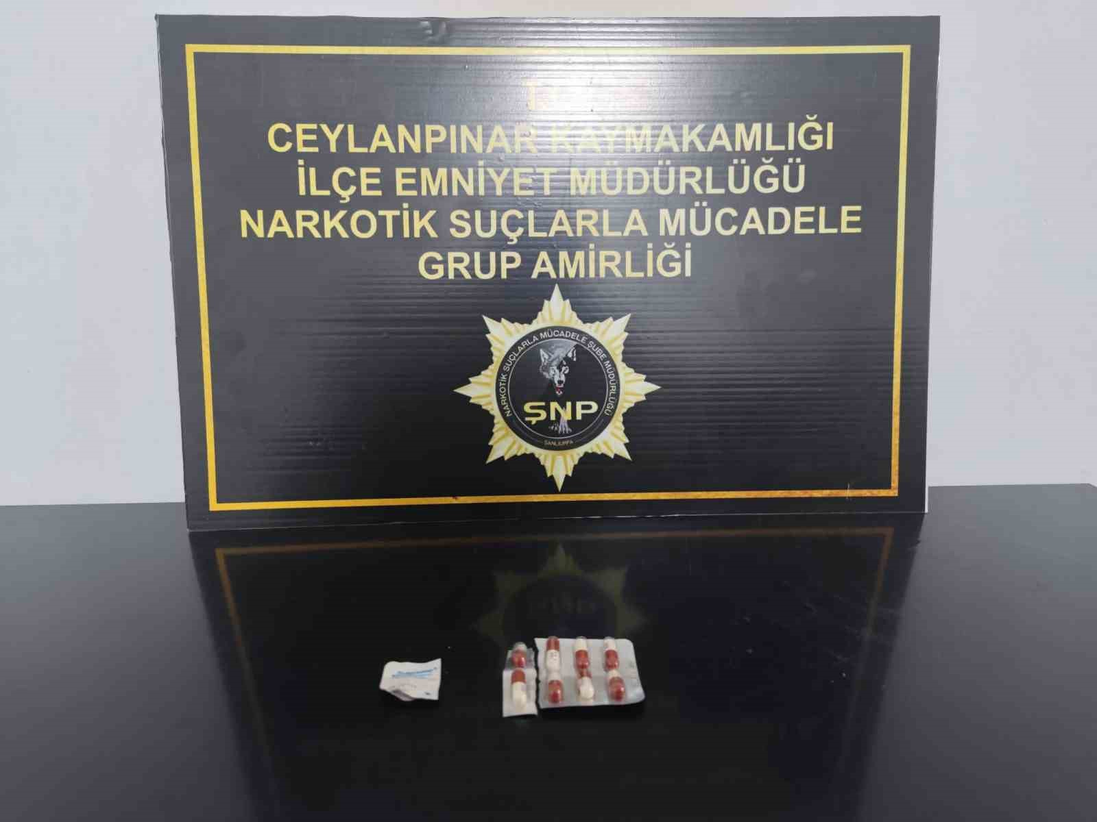 ŞANLIURFA’DA UYUŞTURUCU HAP ELE GEÇİRİLDİ