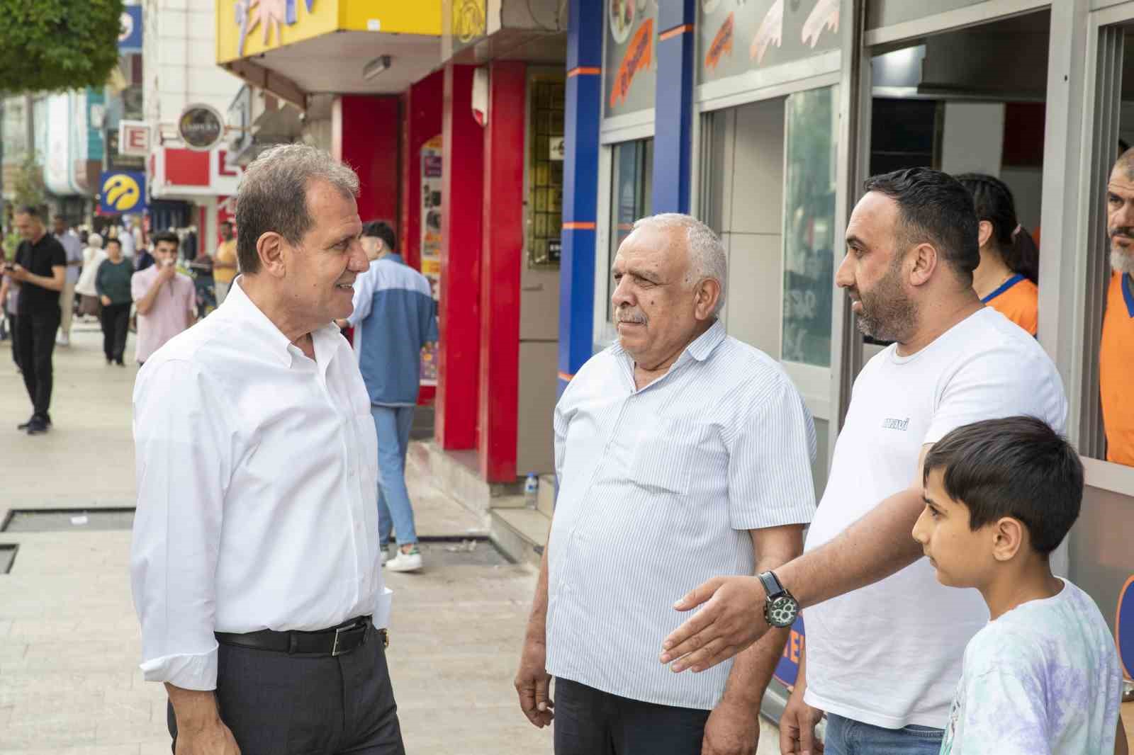 MERSİN BÜYÜKŞEHİR BELEDİYE BAŞKANI VAHAP SEÇER, AKDENİZ İLÇESİ ÇANKAYA MAHALLESİ