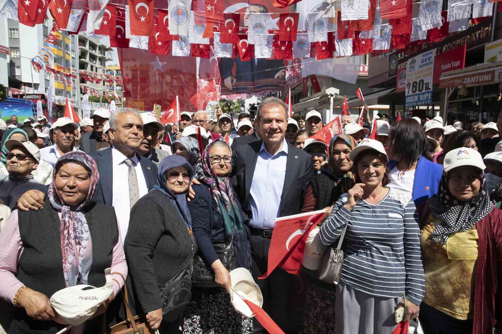 MERSİN BÜYÜKŞEHİR BELEDİYE BAŞKANI VAHAH SEÇER, ERDEMLİ İLÇESİNDE 'ERDEMLİ, SİLİFKE,