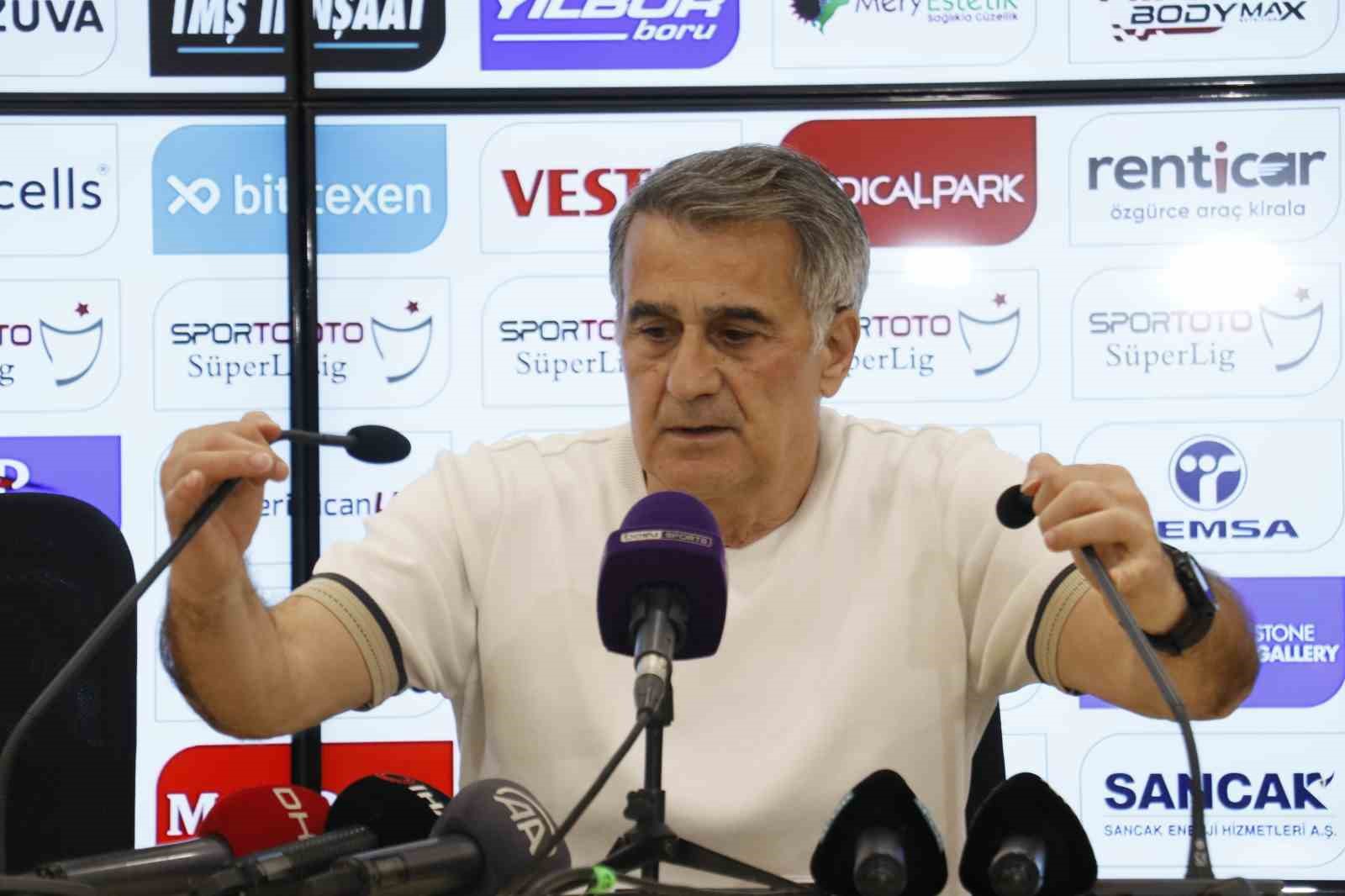 ADANA DEMİRSPOR GALİBİYETİ ARDINDAN AÇIKLAMA YAPAN BEŞİKTAŞ TEKNİK DİREKTÖRÜ ŞENOL