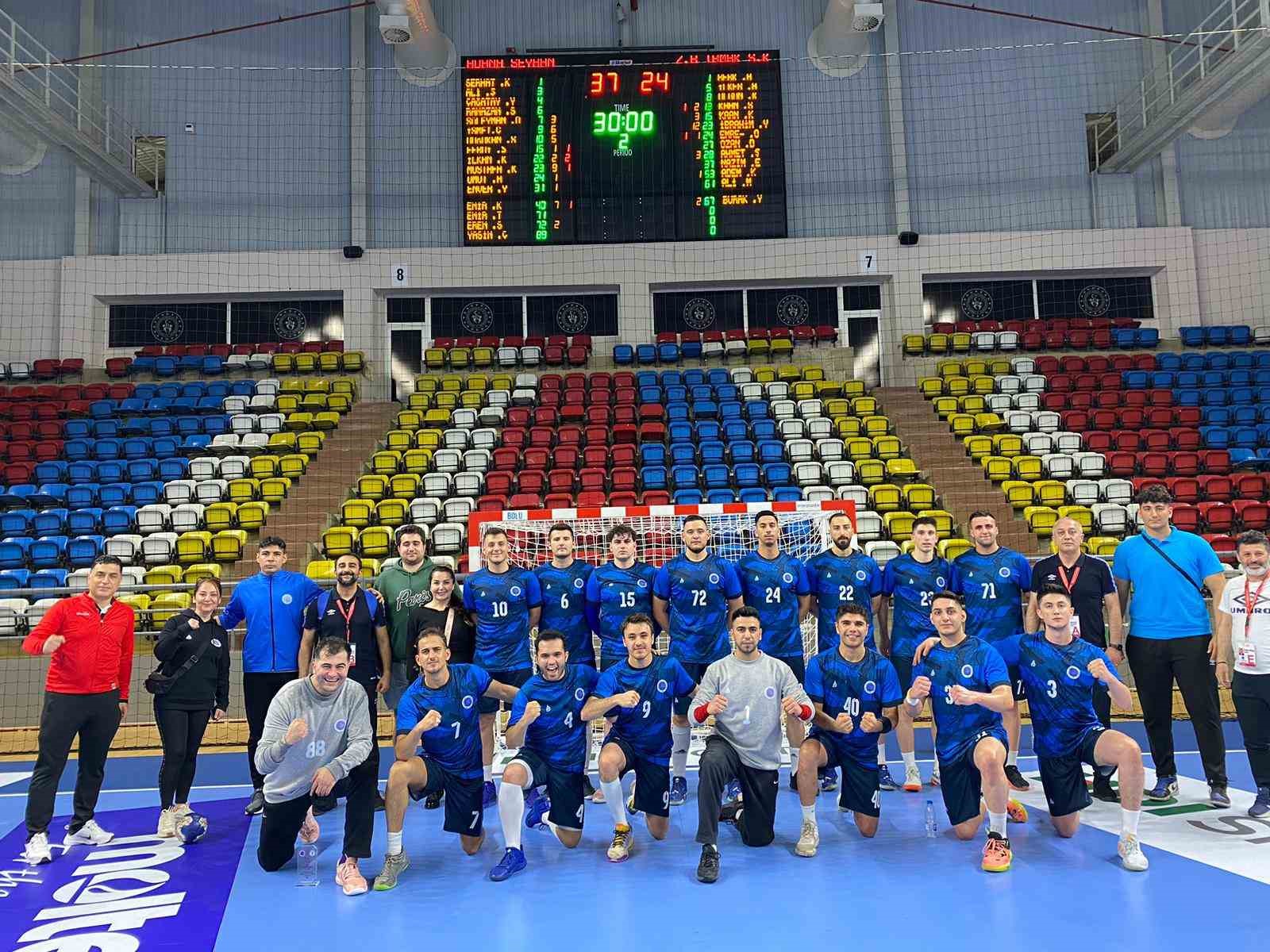 SEYHAN BELEDİYESPOR KULÜBÜ ERKEK HENTBOL TAKIMI PLAY-OFF KARŞILAŞMALARINA SÜPER BİR