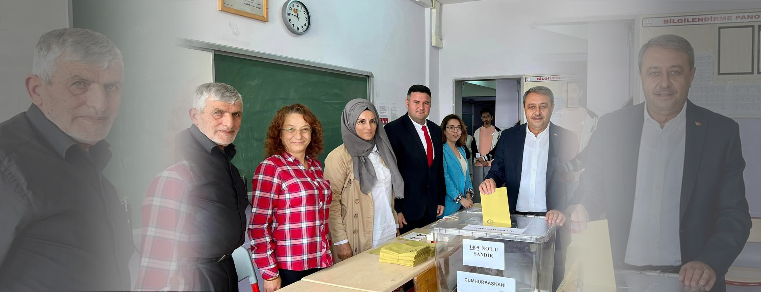 Balıkesir Valisi Hasan Şıldak, Cumhurbaşkanı 2’nci tur seçiminde, ailesiyle birlikte