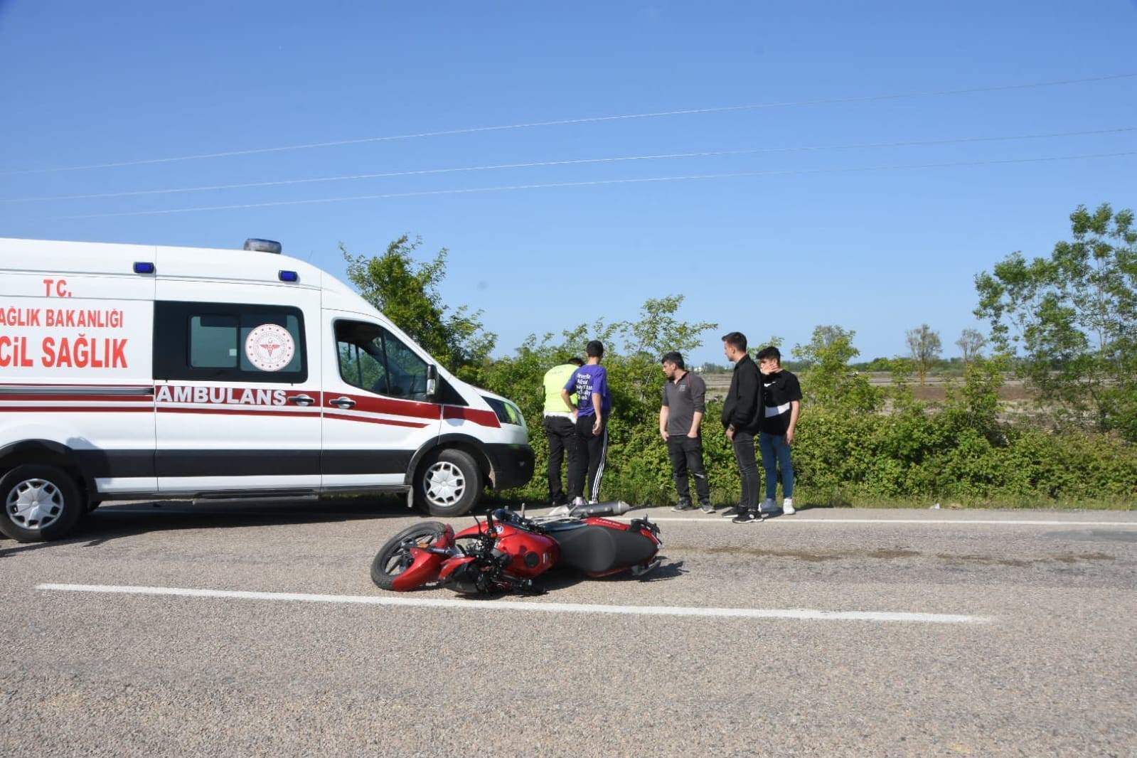 SİNOP’TA MEYDANA GELEN TRAFİK KAZASINDA 2 KİŞİ YARALANDI.