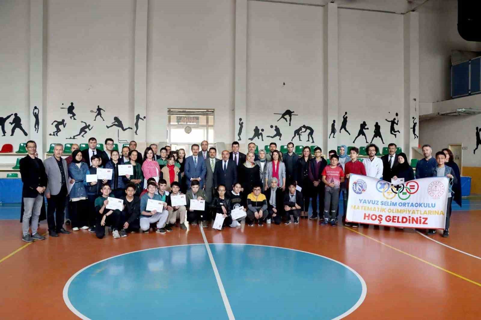 SİVAS’TA MATEMATİK OLİMPİYATLARI DÜZENLENDİ