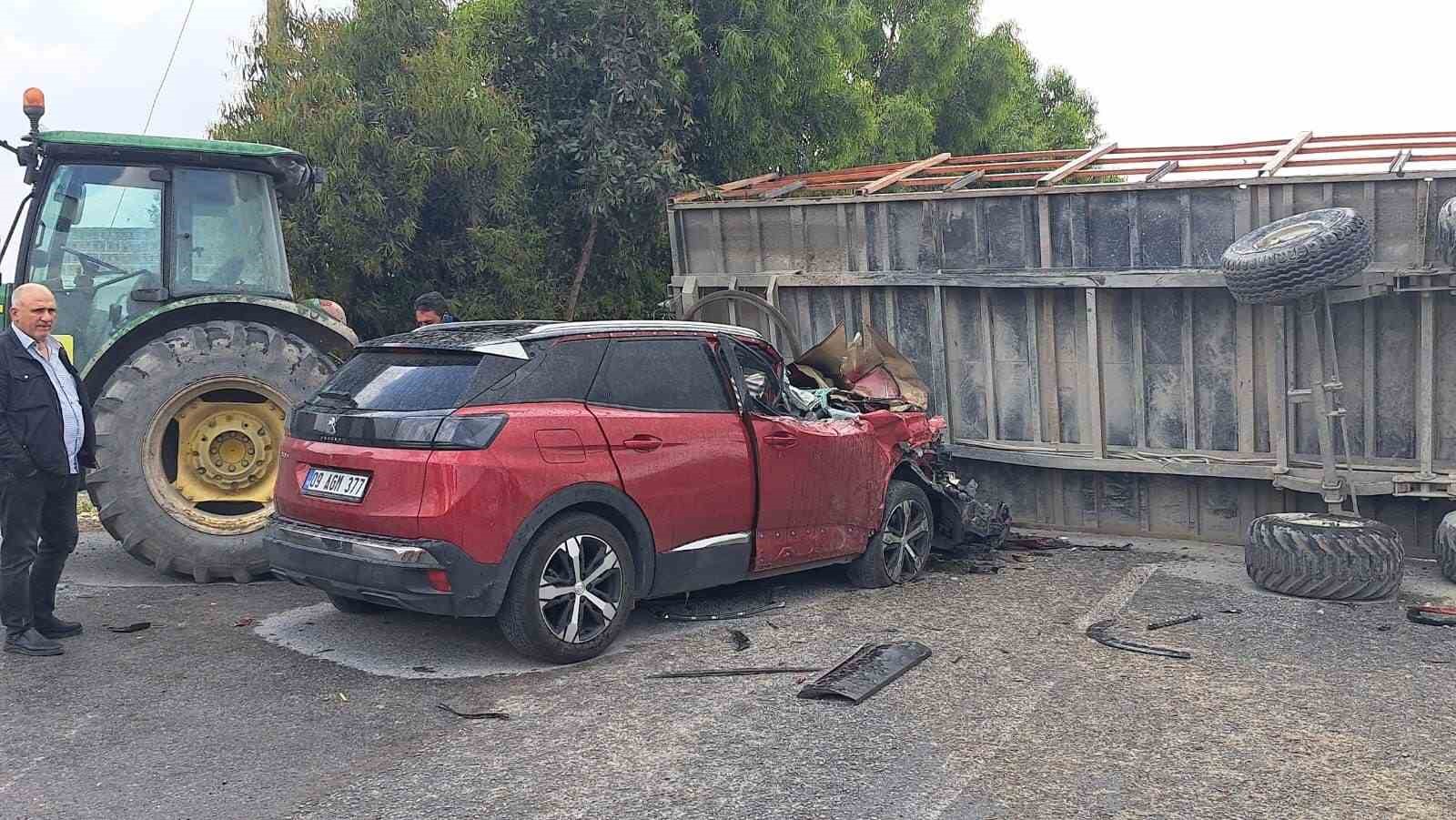 SÖKE’DE TRAFİK KAZASI: 1 YARALI