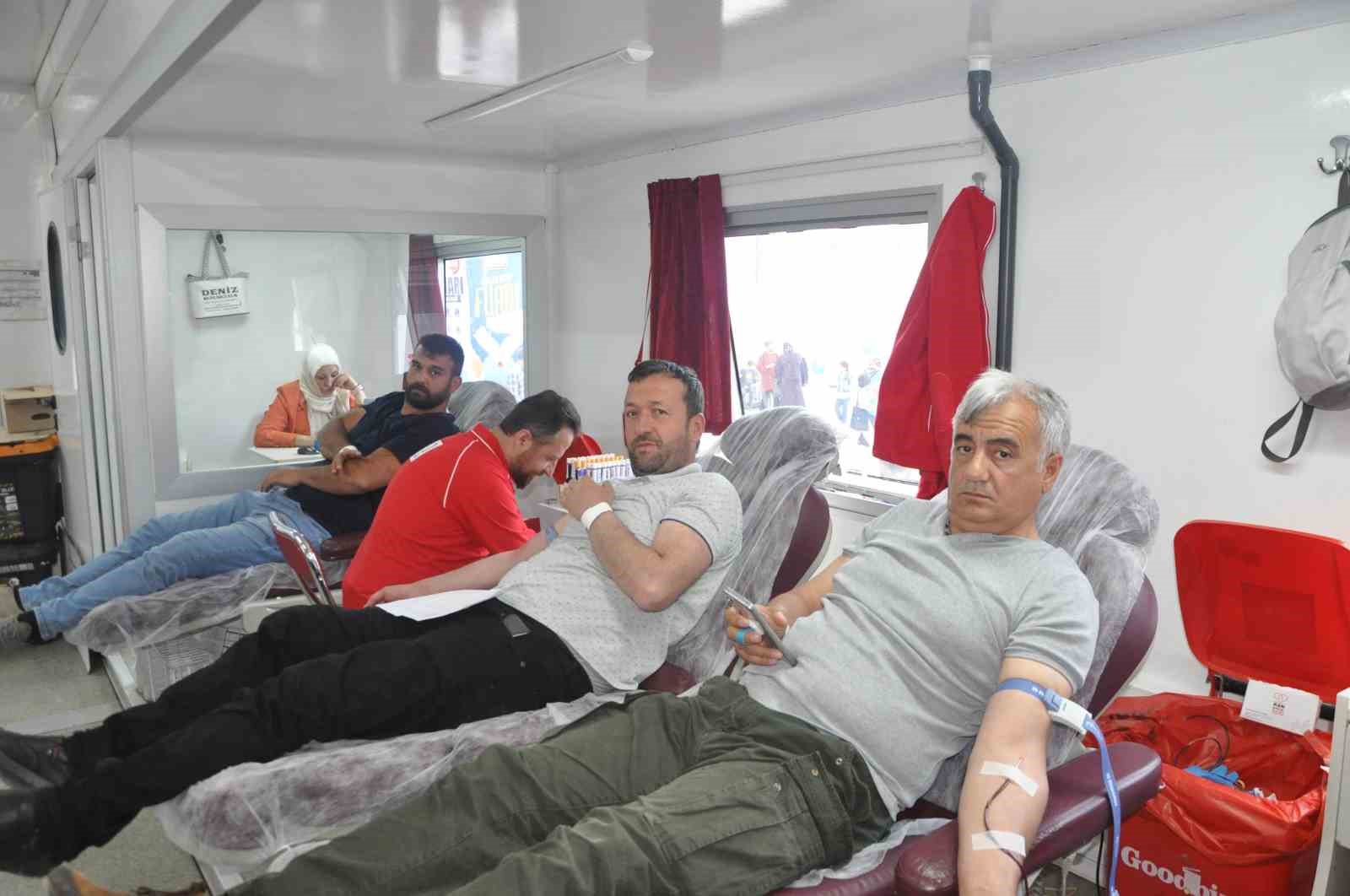 TÜRK KIZILAY’I SORGUN ŞUBESİ TARAFINDAN ŞAKİR EFENDİ MEYDANINDA BAŞLATILAN KAN
