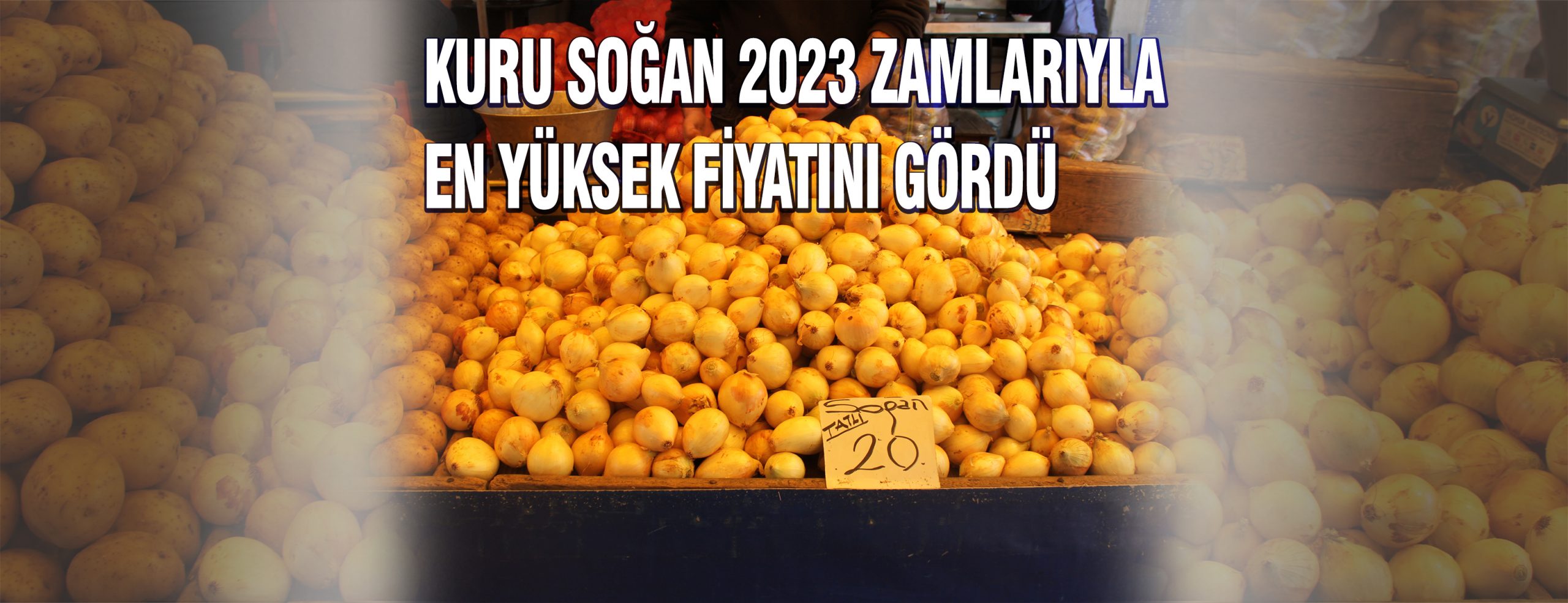 Siyasetçilerin dilinden düşmeyen kuru soğan, bu hafta pazartesi pazarında 25