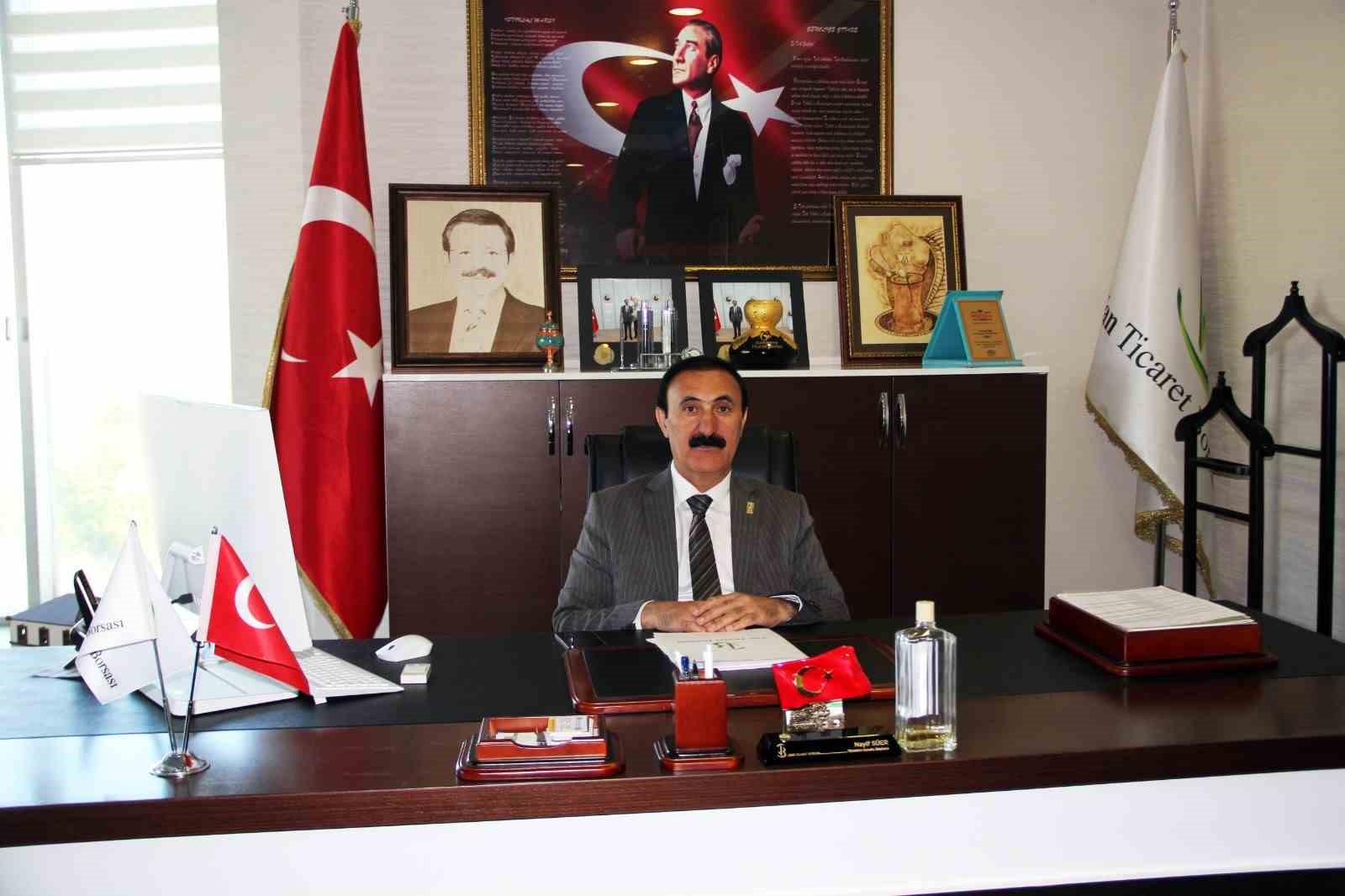VAN TİCARET BORSASI (VANTB) BAŞKANI NAYİF SÜER, İRAN SERBEST VE