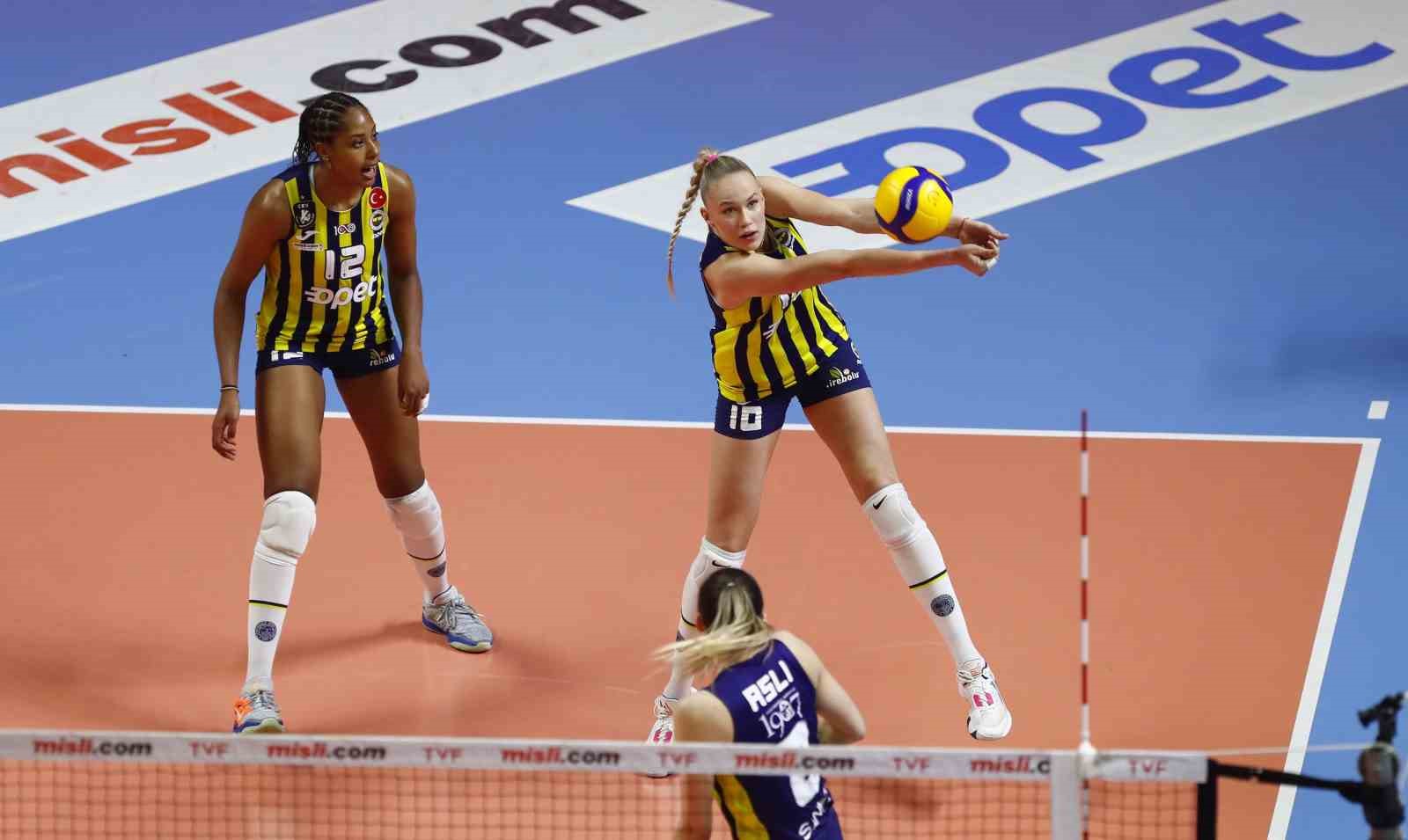 MİSLİ.COM SULTANLAR LİGİ PLAY-OFF FİNALİ İLK MAÇINDA FENERBAHÇE OPET, 20-25,