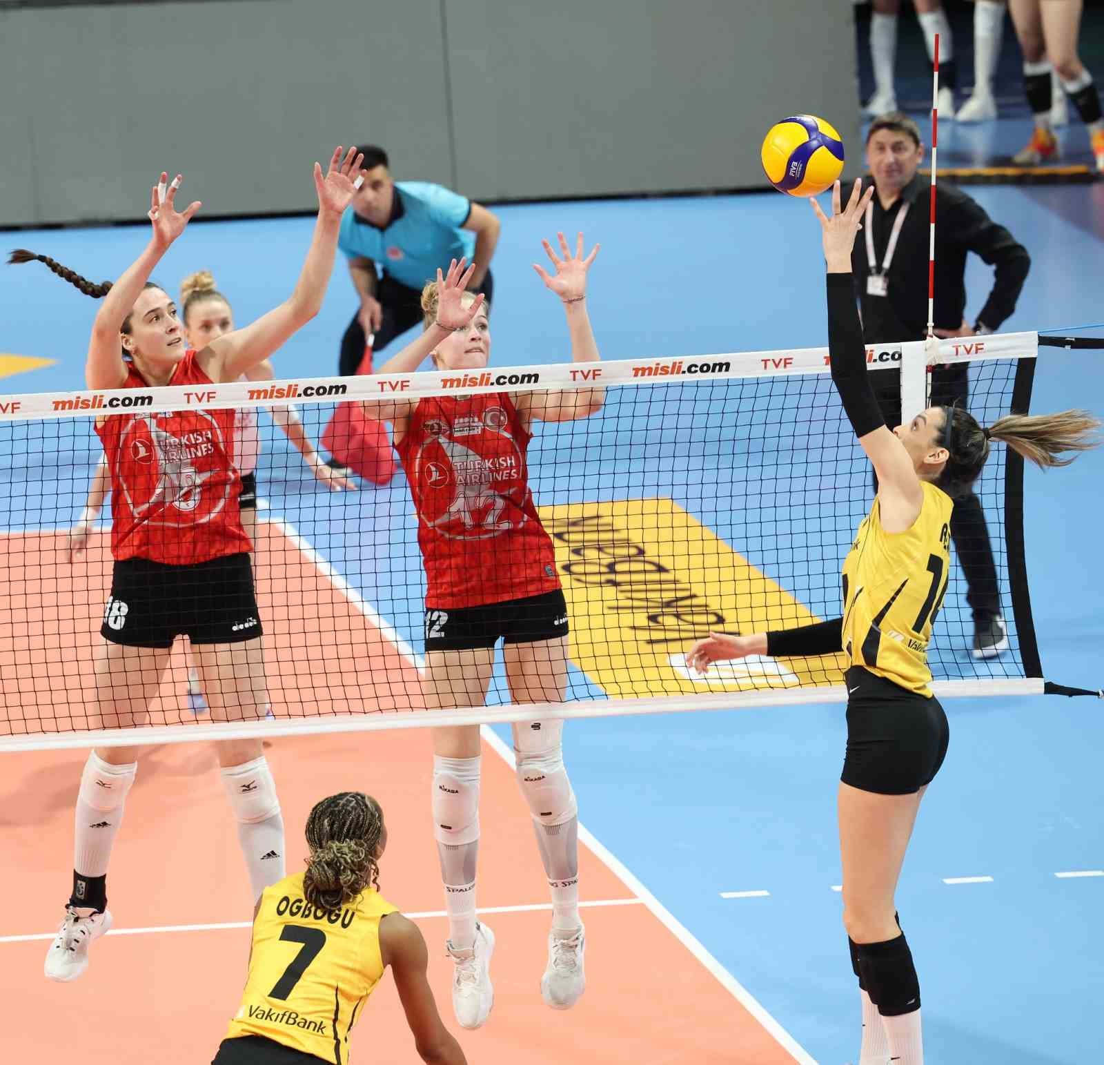 MİSLİ.COM SULTANLAR LİGİ’NDE PLAY-OFF 3/4.'LÜK 2. MAÇINDA VAKIFBAN, TÜRK HAVA