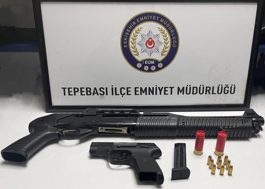 YAPILAN ARAMADA, 1 ADET TABANCA VE 9 MERMİ, 1 ADET