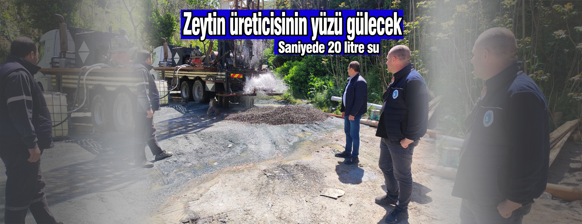 Edincik bölgesinde uzun yıllardır yaşanan su sıkıntısından dolayı zeytinde verim