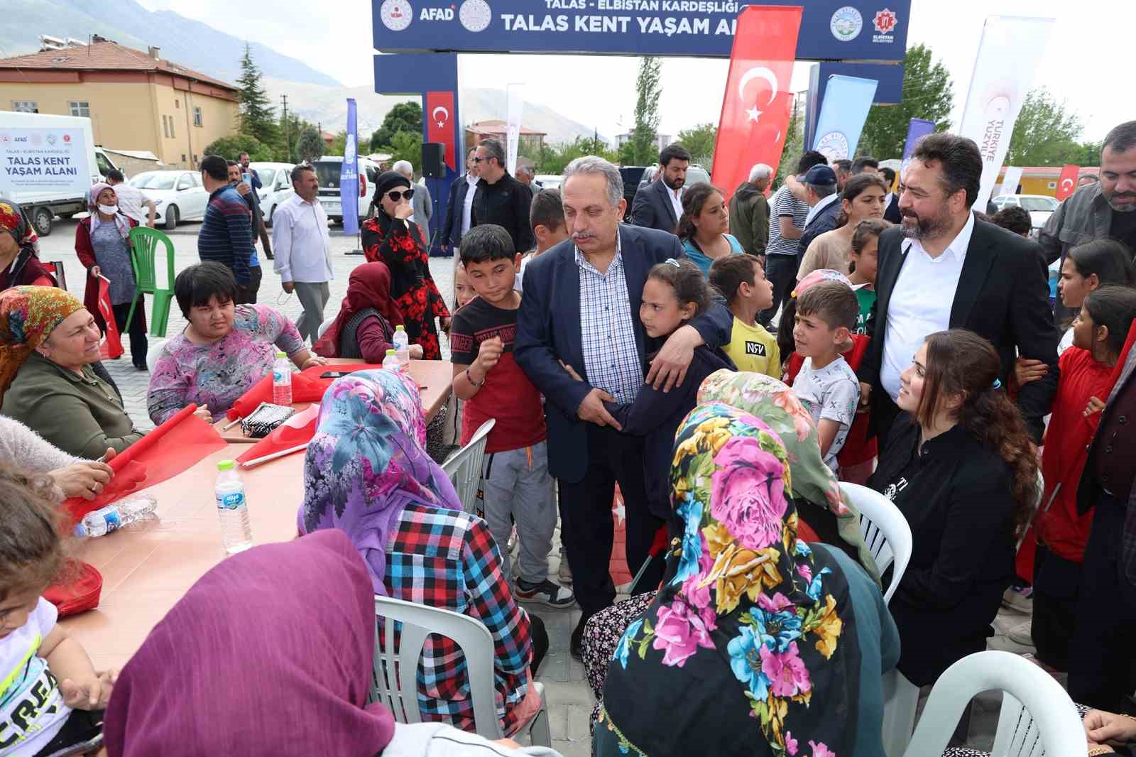 TALAS BELEDİYE BAŞKANI MUSTAFA YALÇIN, ELBİSTAN’DA İNŞA EDİLEN TALAS KENT