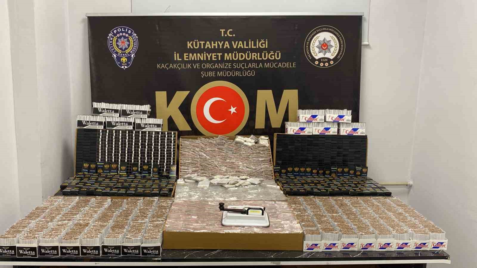 TAVŞANLI’DA 71 BİN 420 ADET DOLU, 600 ADET BANDROLSÜZ BOŞ