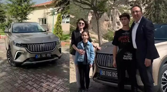 NEVŞEHİR BELEDİYE BAŞKANI DR. MEHMET SAVRAN, YENİ MAKAM ARACI TOGG