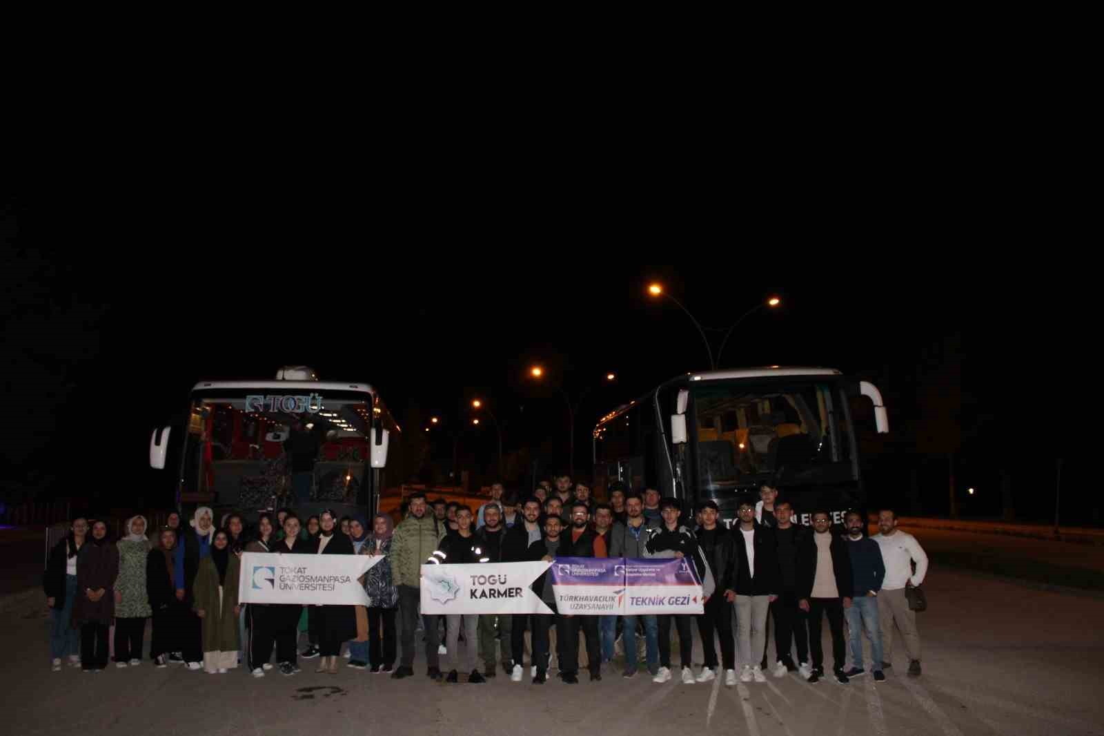 GAZİOSMANPAŞA ÜNİVERSİTESİ ÖĞRENCİLERİ TUSAŞ'I GEZDİLER, TOGG'U İNCELEYEBİLME FIRSATI BULDULAR.