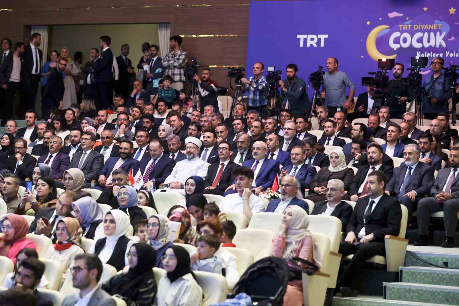 TRT DİYANET ÇOCUK KANALININ AÇILIŞ TÖRENİNDE KONUŞAN DİYANET İŞLERİ BAŞKANI