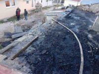 TUNCELİ’NİN PÜLÜMÜR İLÇESİNDE BİR EVDE HENÜZ BİLİNMEYEN BİR NEDENDEN DOLAYI