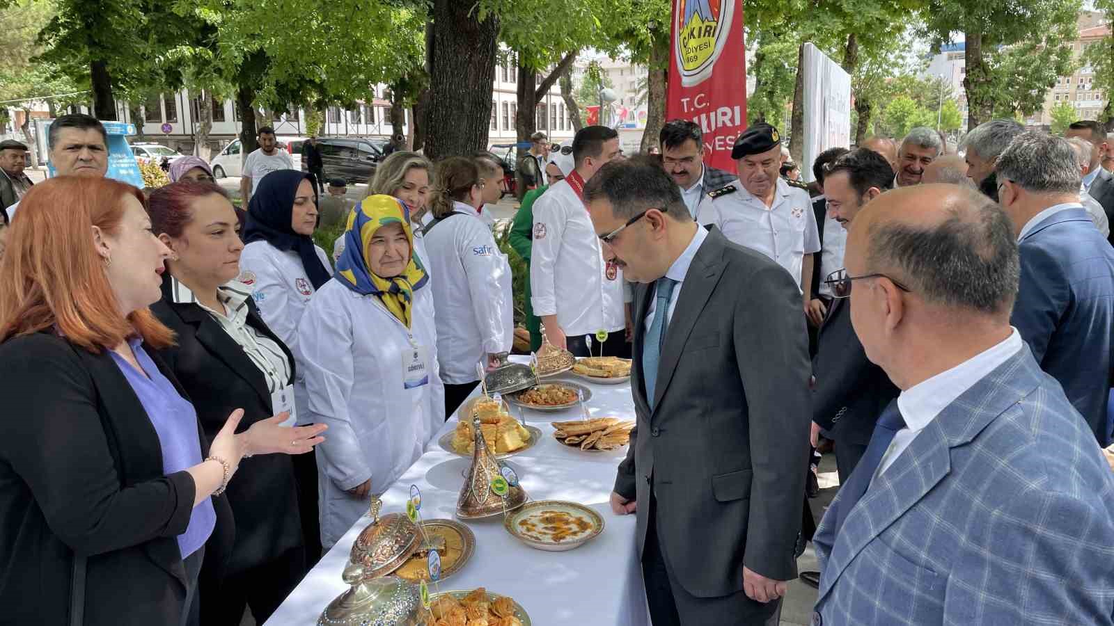 ÇANKIRI'DA TÜRK MUTFAĞI HAFTASI DOLAYISIYLA AŞÇILAR FEDERASYONU VE HALK EĞİTİM