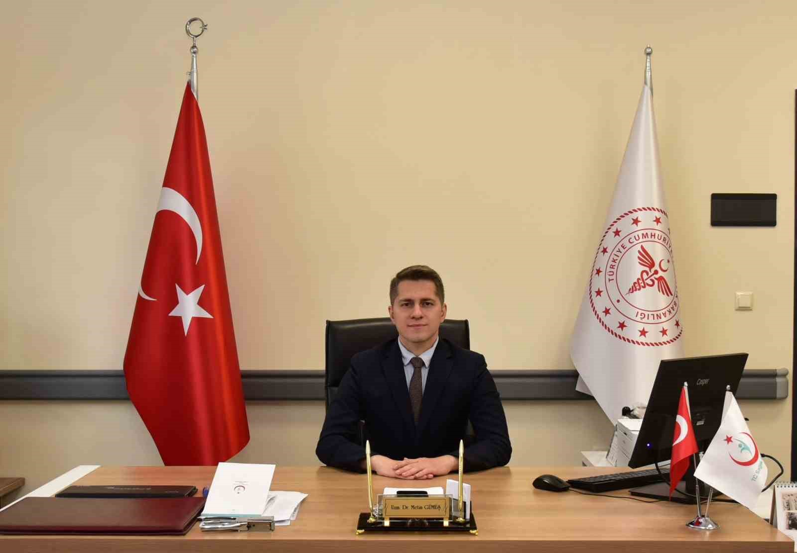 ALAŞEHİR İLÇE SAĞLIK MÜDÜRÜ UZMAN DR. METİN GÜMÜŞ, SAĞLIKLI BİR