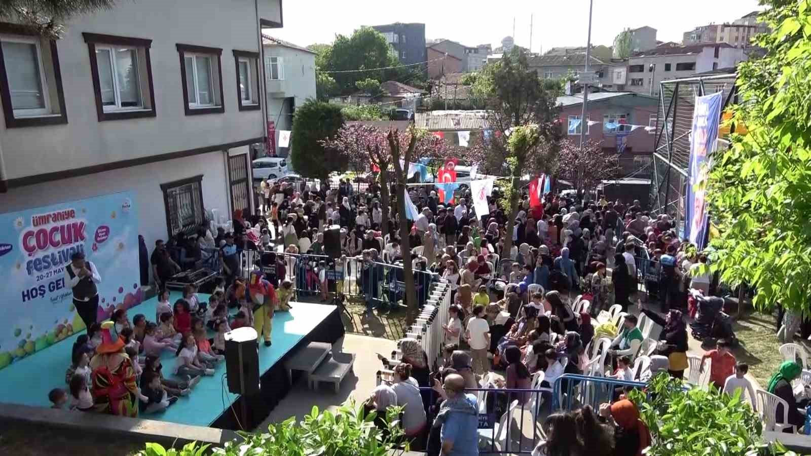 ÜMRANİYE BELEDİYESİ TARAFINDAN DÜZENLENEN ÜMRANİYE ÇOCUK FESTİVALİ, BEŞ GÜNDE 5