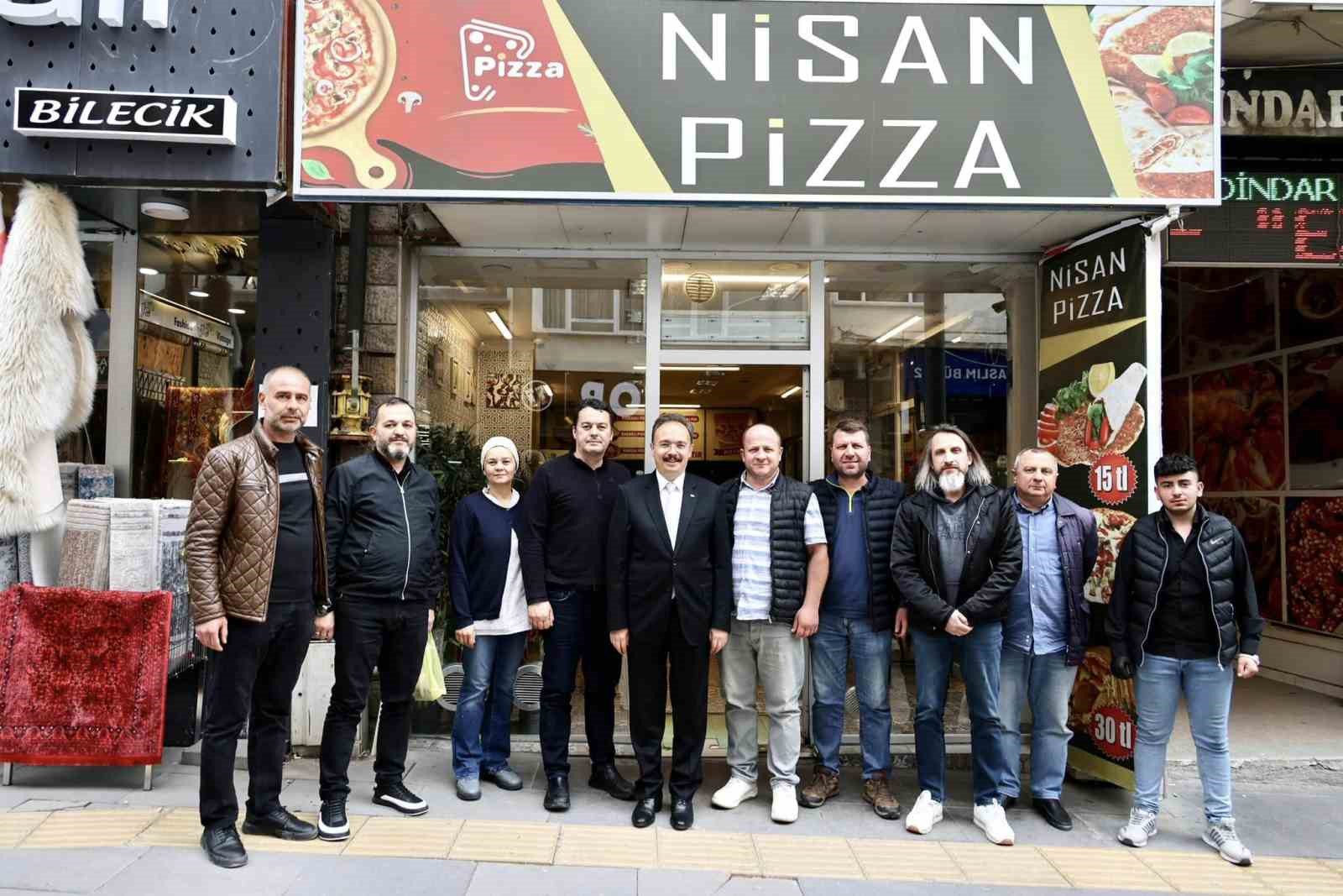 BİLECİK VALİSİ DR. KEMAL KIZILKAYA TEVFİKBEY CADDESİ ÜZERİNDEKİ ESNAF İLE