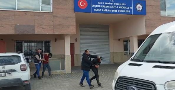 VAN’DA "GÖÇMEN KAÇAKÇILIĞI VE İNSAN TİCARETİ" YAPTIKLARI GEREKÇESİYLE GÖZALTINA ALINAN