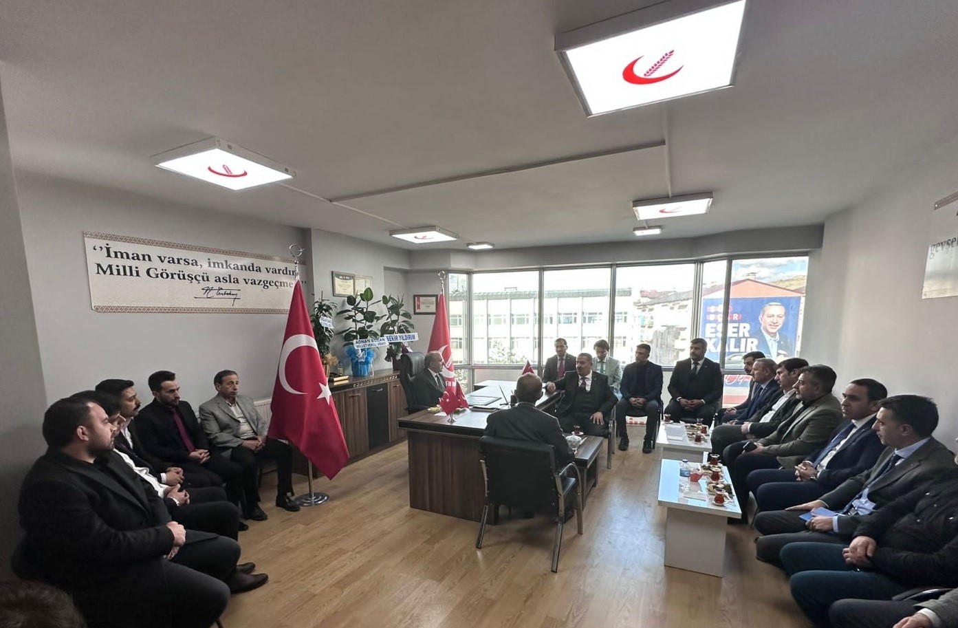 MALİYE BAKAN YARDIMCISI DR. CENGİZ YAVİLİOĞLU, MEMLEKETİ ERZURUM’DAN SEÇİM ÇALIŞMALARINA