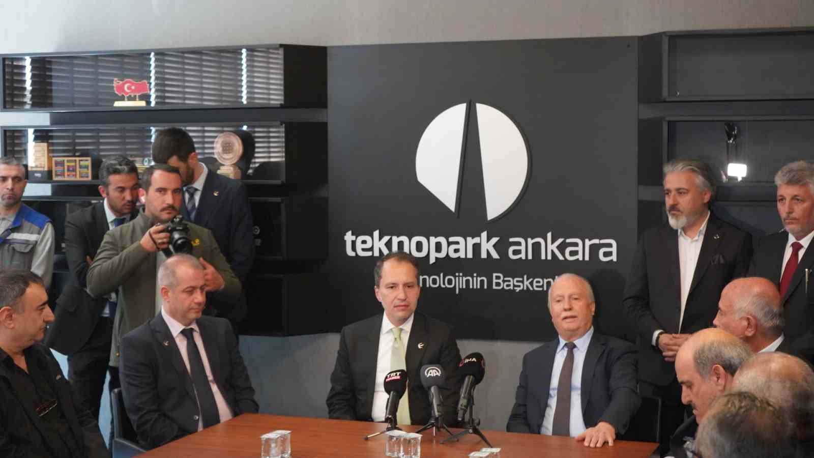 FATİH ERBAKAN, İVEDİK ORGANİZE SANAYİ YÖNETİM KURULU BAŞKANI HASAN GÜLTEKİN