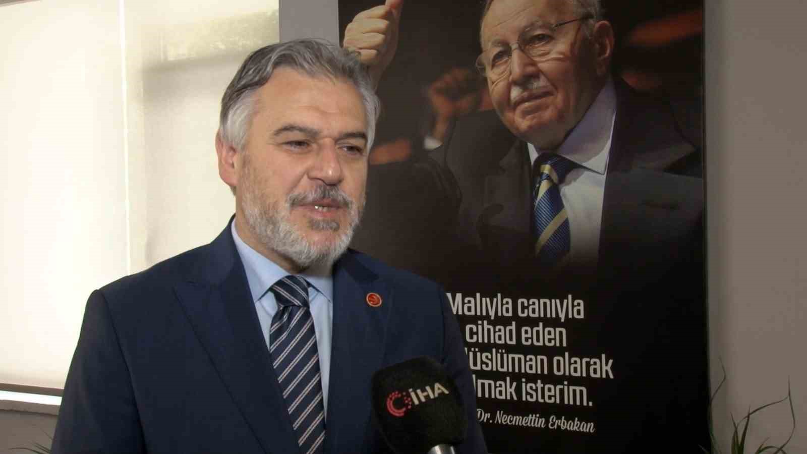 YENİDEN REFAH PARTİSİ (YRP) GENEL BAŞKAN YARDIMCISI MEHMET ALTINÖZ, BAZI