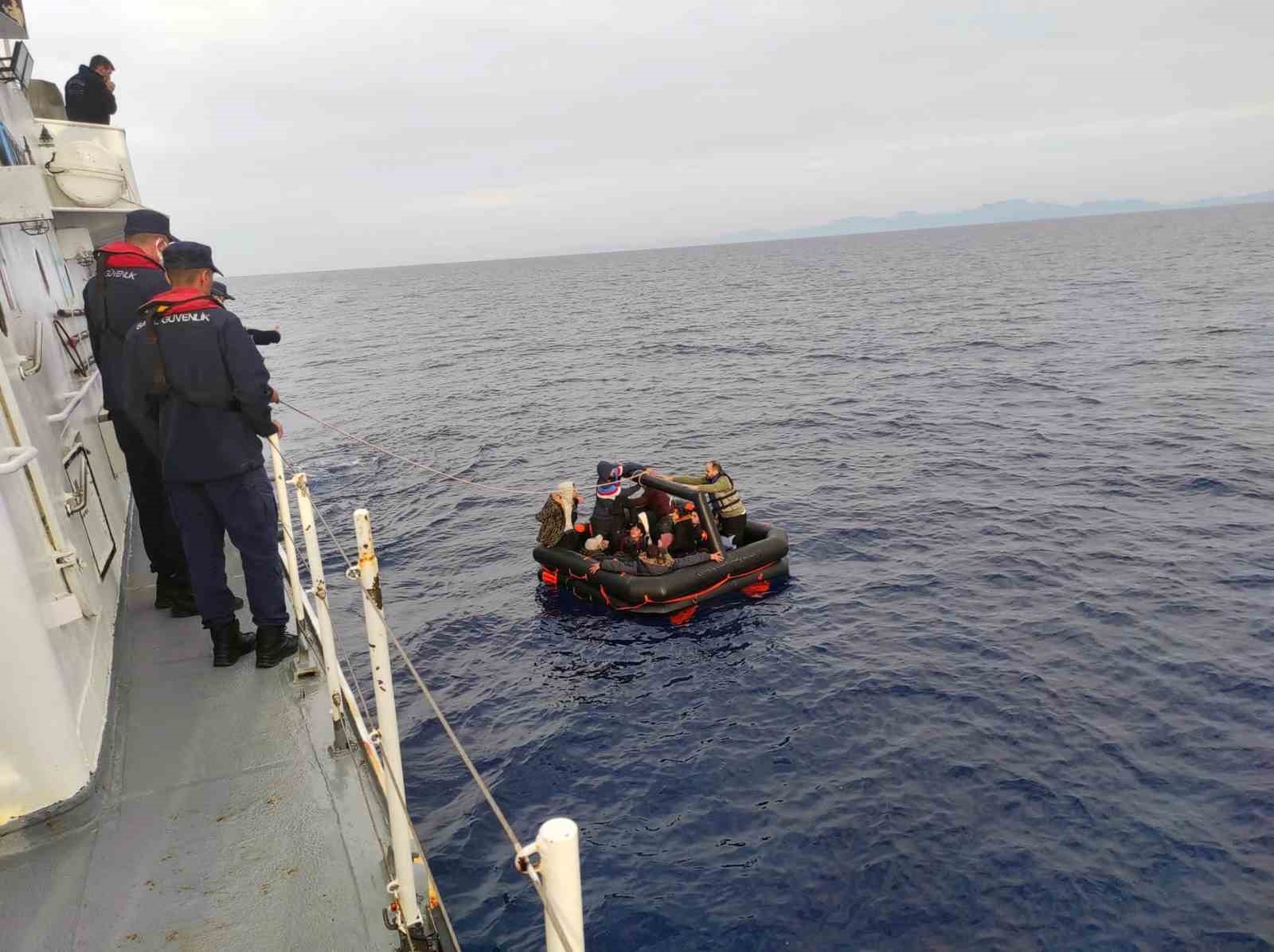 MUĞLA’NIN DALAMAN İLÇESİ AÇIKLARINDA YUNANİSTAN SAHİL GÜVENLİK UNSURLARI TARAFINDAN TÜRK