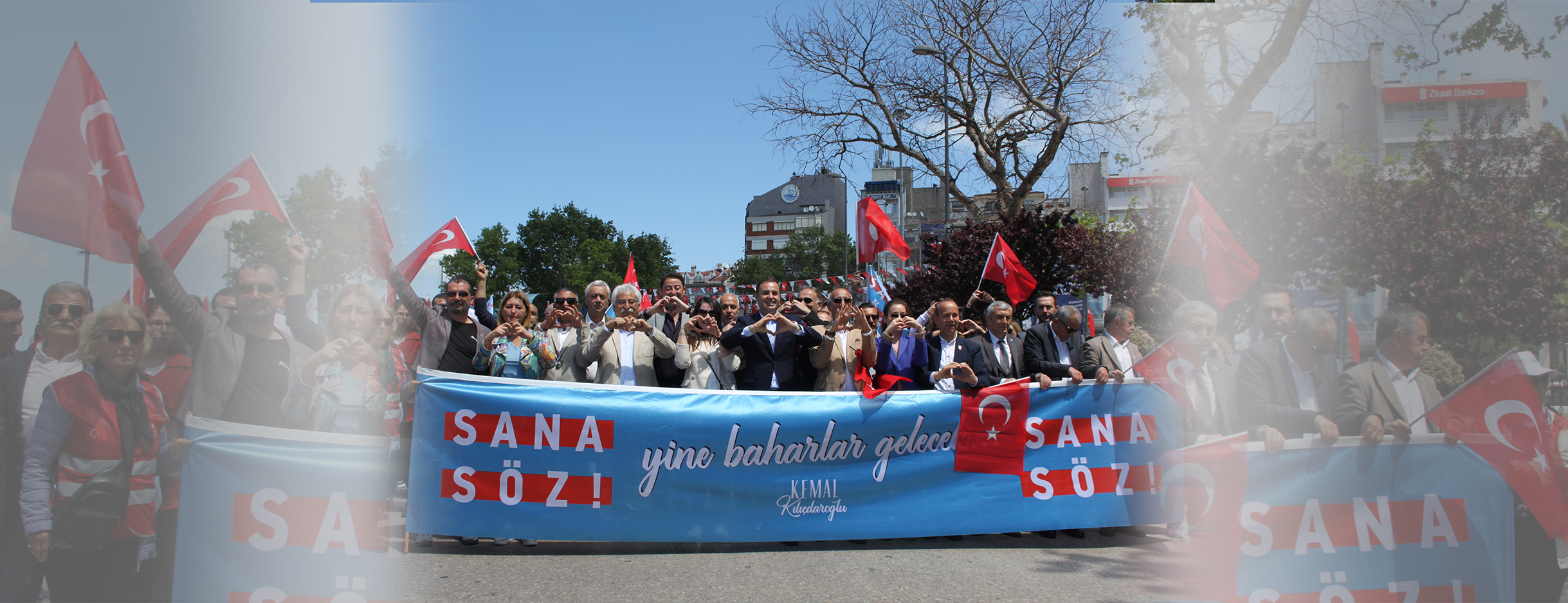 Cumhuriyet Halk Partisi (CHP) Bandırma Teşkilatı öncülüğünde, Bandırma’da Millet Yürüyüşü