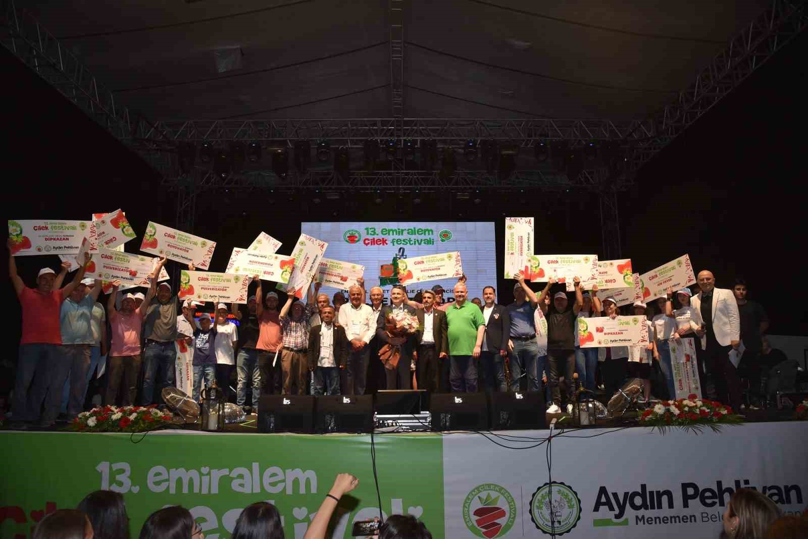 MENEMEN BELEDİYESİ’NİN ‘ÇİLEK TADINDA FESTİVAL’ SLOGANIYLA 13. KEZ DÜZENLEDİĞİ EMİRALEM