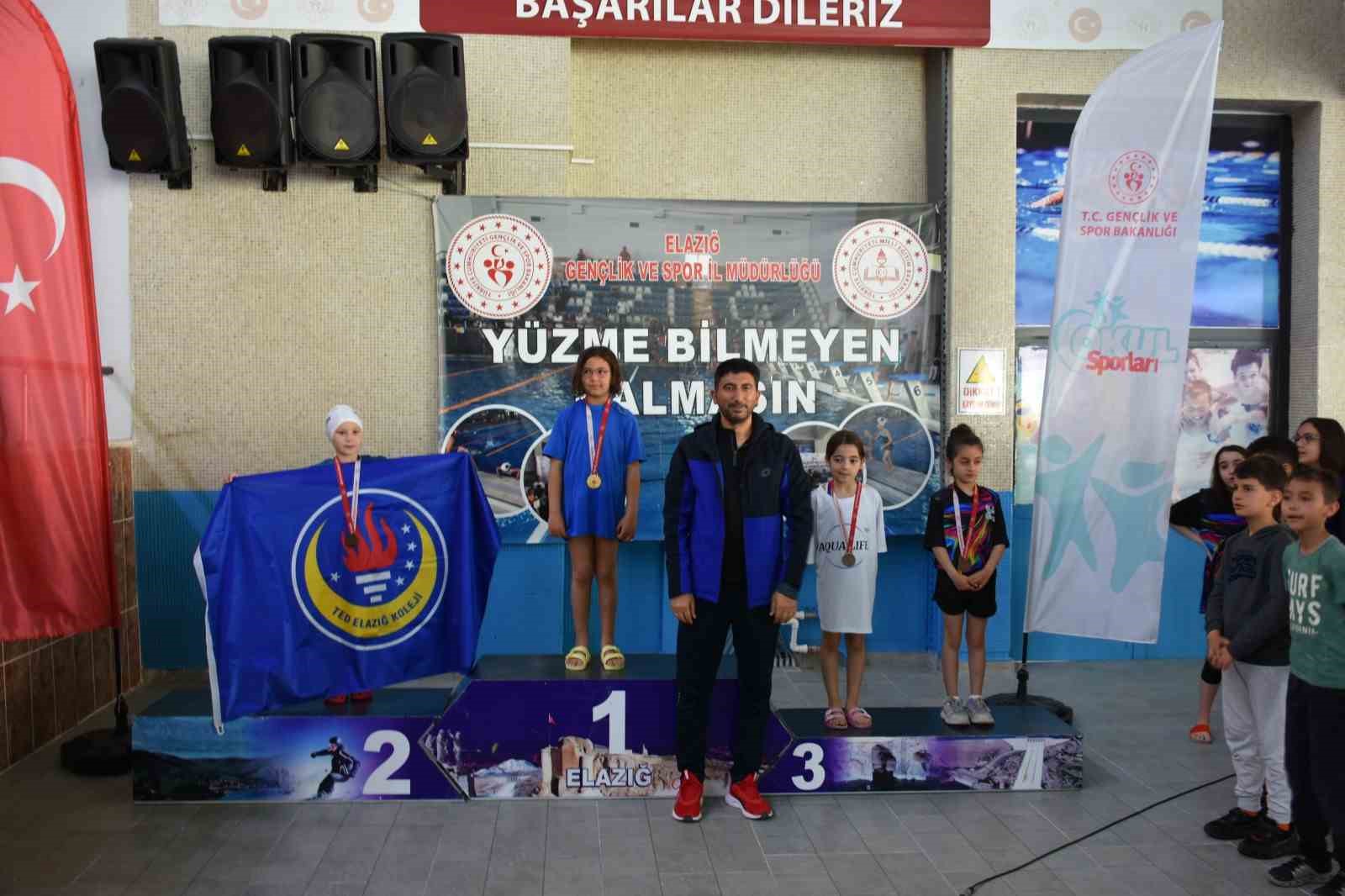YÜZME İL ŞAMPİYONASI MÜSABAKALARI ELAZIĞ'DA SONA ERDİ