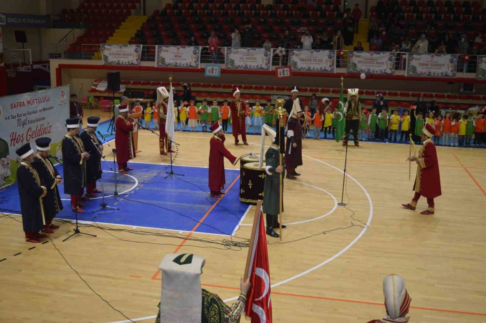 BAFRA İLÇE MÜFTÜLÜĞÜNE BAĞLI 4-6 YAŞ KUR'AN KURSLARININ 10. YILI